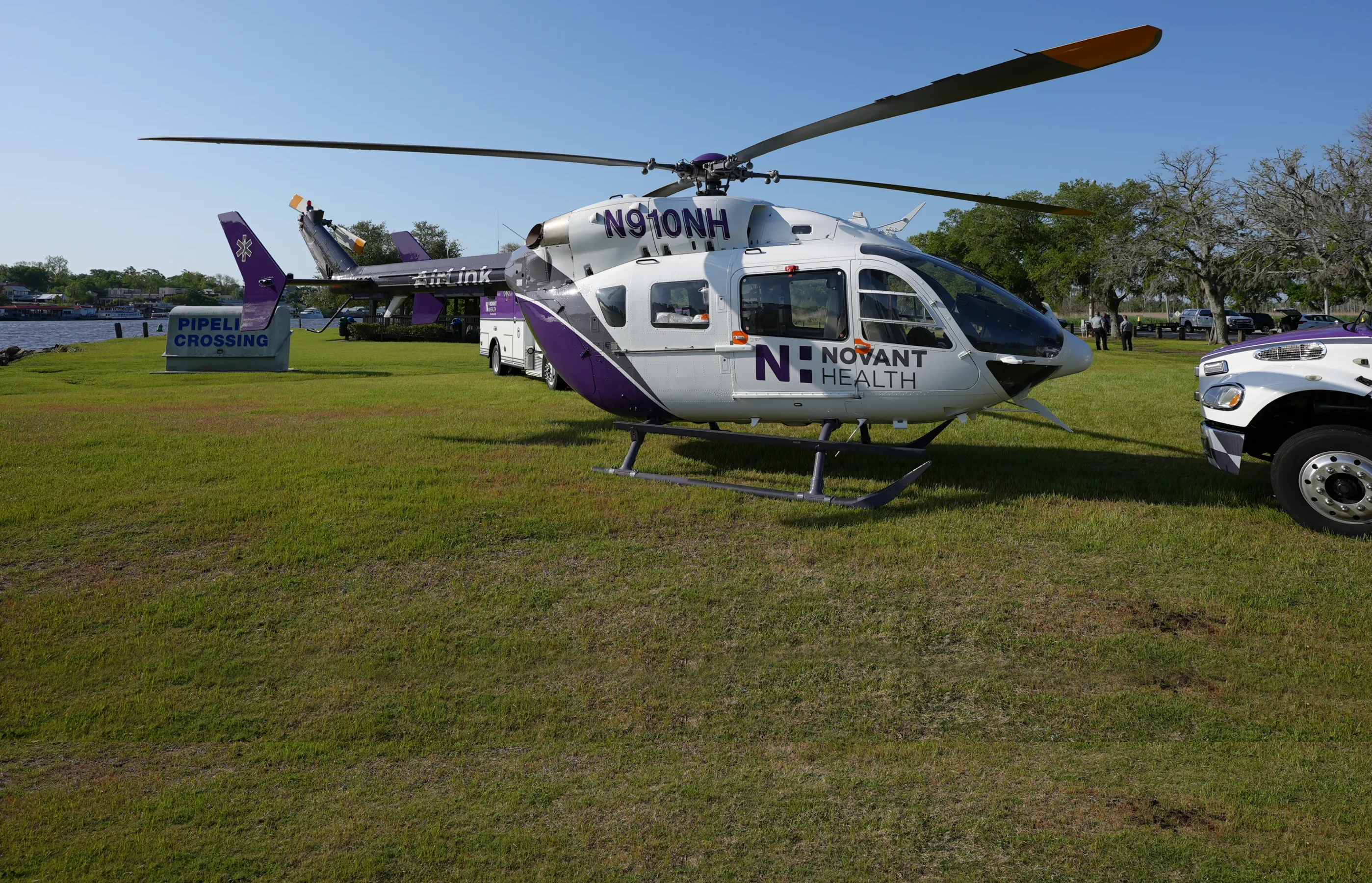 Novant Health Airlink Helicopter